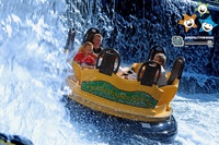 Hunderfossen Adventure park, open during the Autumn Hollidays